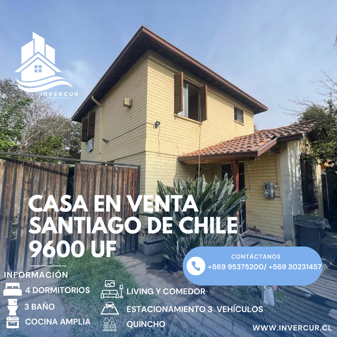 Venta de casa en Ñuñoa, Santiago de Chile